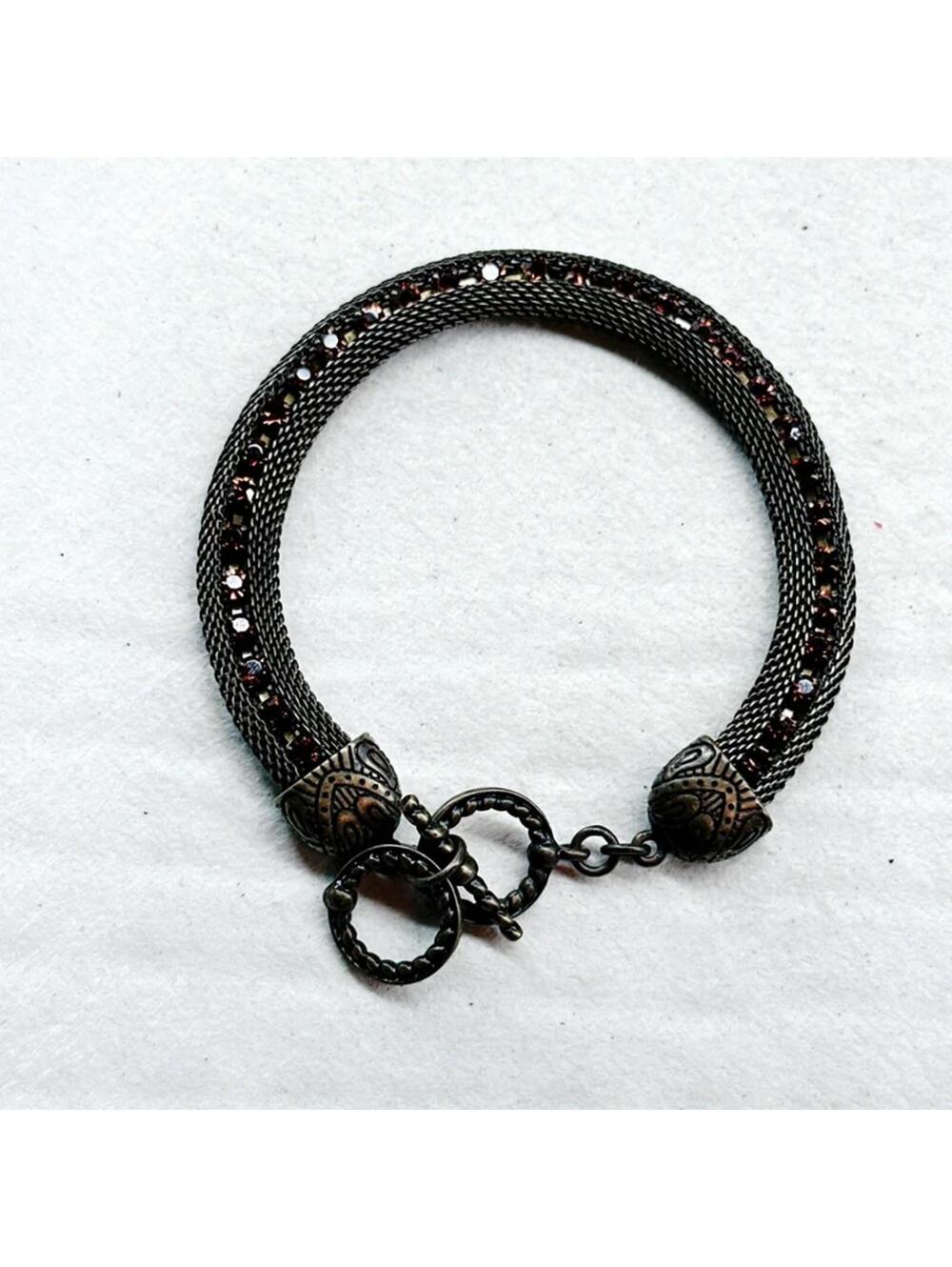 5245gc. Bronze Bling Bracelet